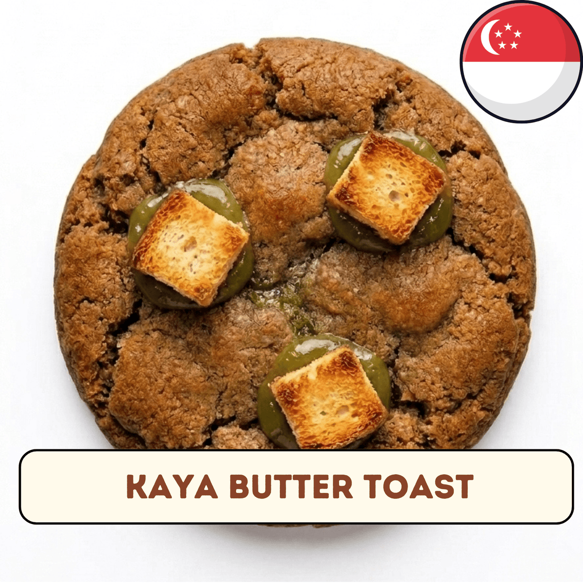 Kaya Butter Toast (Box of 8) - Airfryer Cookies