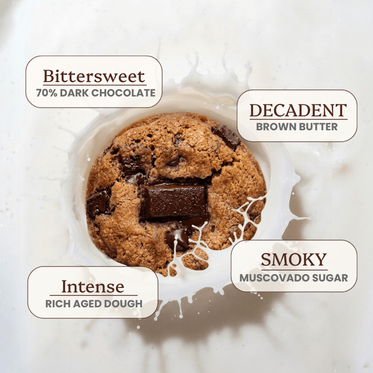 70% Dark Chocolate Chip (Box of 8) - Airfryer Cookies
