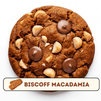 Biscoff Macadamia Milk Chocolate (Box of 8) - Airfryer Cookies