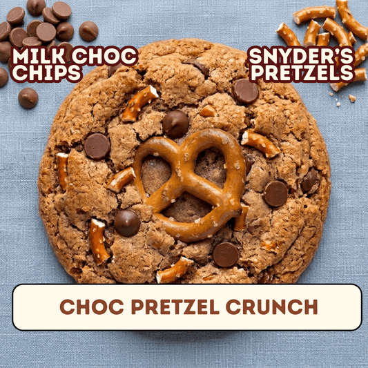 Choc Pretzel Crunch (Box of 8) - Airfryer Cookies