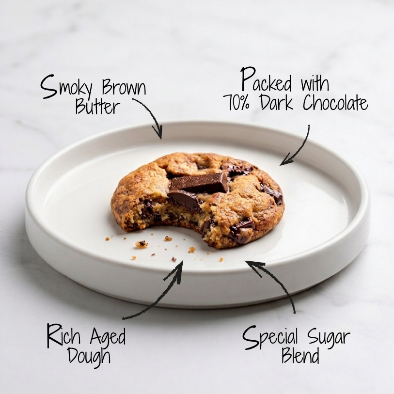70% Dark Chocolate Chip (Box of 8)