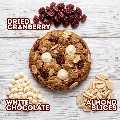 Cranberry Almond Blanc (Box of 8) - Airfryer Cookies
