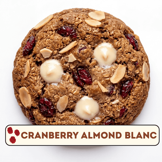 Cranberry Almond Blanc (Box of 8) - Airfryer Cookies