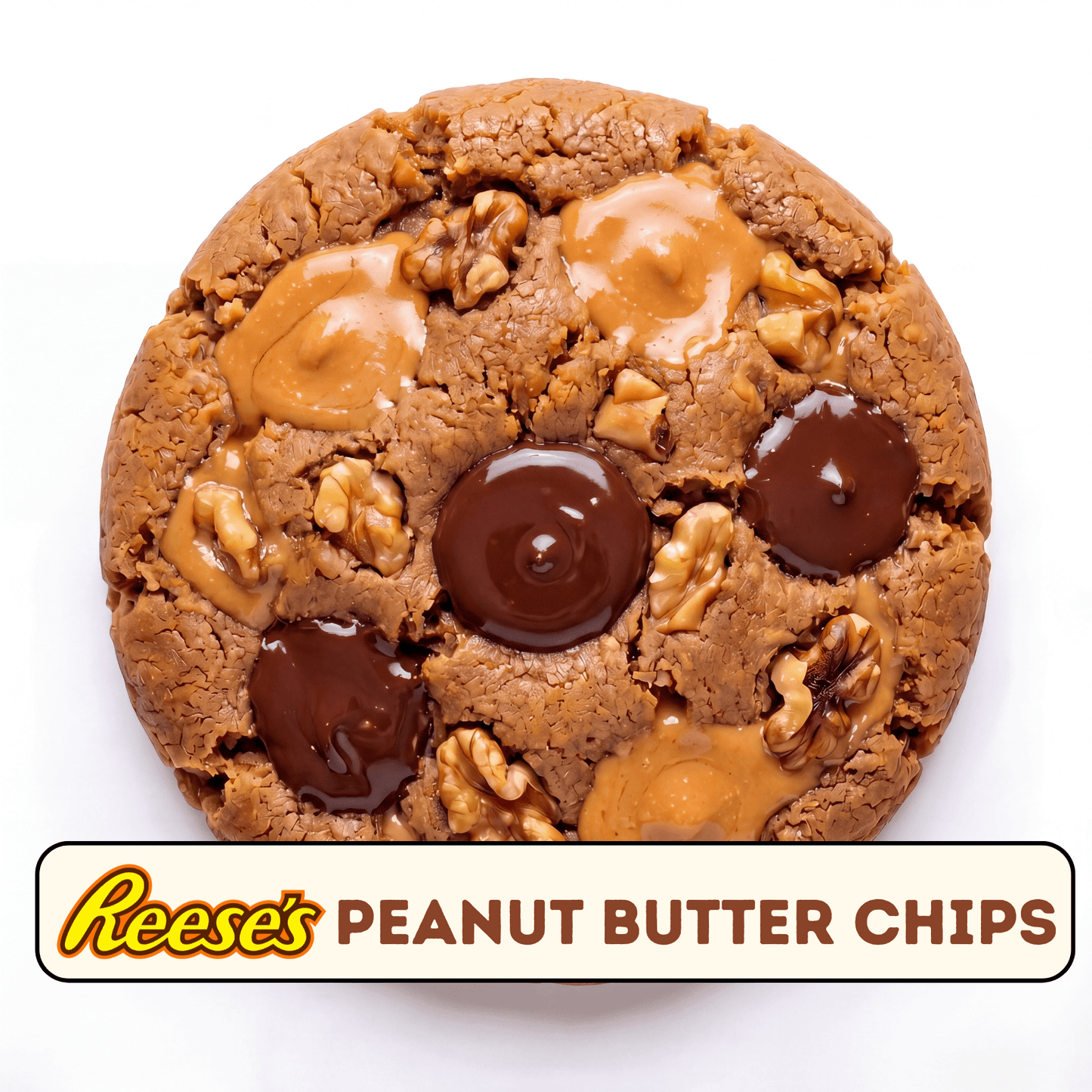 Nutty Professor Reese - Walnut, Peanut butter & Milk Choc (Box of 8) - Airfryer Cookies