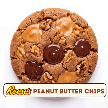 Nutty Professor Reese - Walnut, Peanut butter & Milk Choc (Box of 8) - Airfryer Cookies